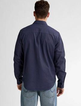 Camisa Petrol lino marino