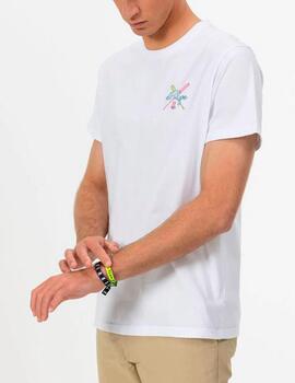 Camiseta El Pulpo remos blanco