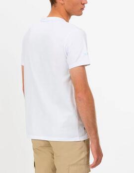 Camiseta El Pulpo remos blanco