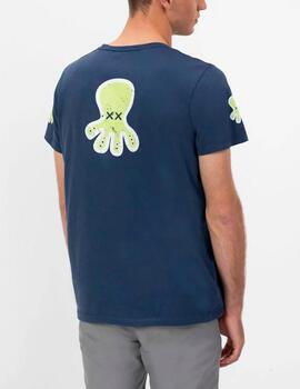 Camiseta El Pulpo logo azul