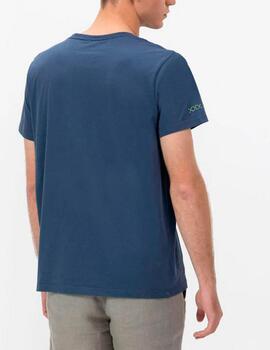 Camiseta El Pulpo 'el mar todo lo-cura' azul