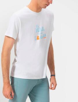 Camiseta El Pulpo 'el mar todo lo-cura' blanco