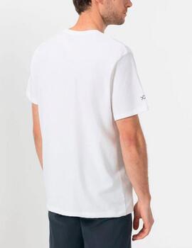Camiseta El Pulpo remos blanco