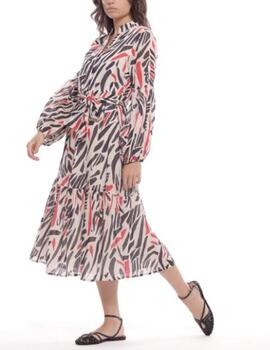Vestido Mimi Mua estampado