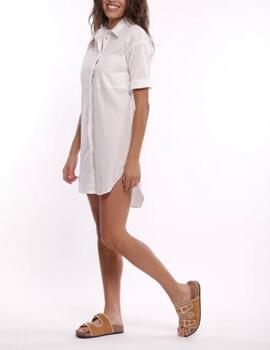 Camisa Mimi Mua larga blanco