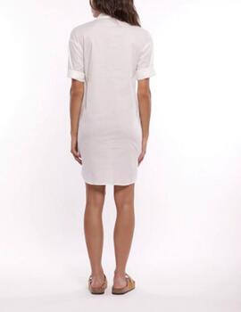 Camisa Mimi Mua larga blanco