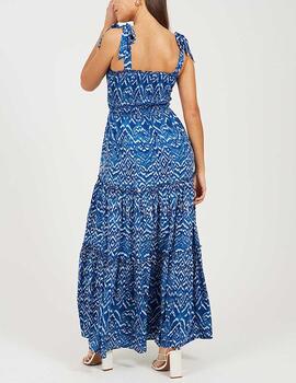 Vestido Brave Soul estampado azul