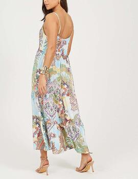 Vestido Brave Soul estampado multi