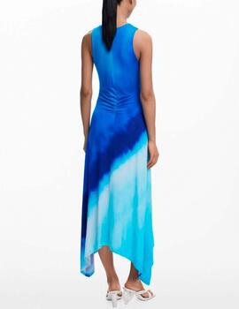 Vestido Desigual estampado azul