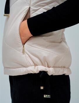 Chaleco Salsa acolchado beige
