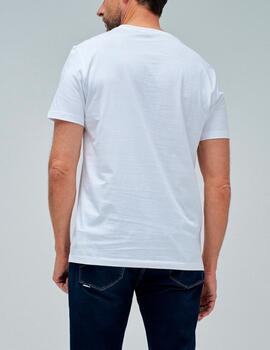 Camiseta Salsa logo blanco