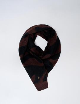Bufanda Salsa animal print marrón