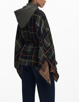 Poncho Desigual cuadros