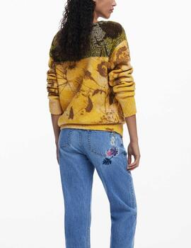 Jersey Desigual jacquard bicolor