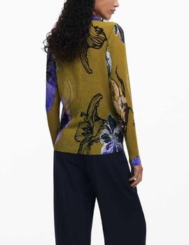 Camiseta Desigual abotonada estampado Lacroix