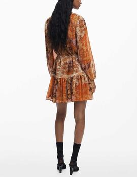 Vestido Desigual fluido paisley