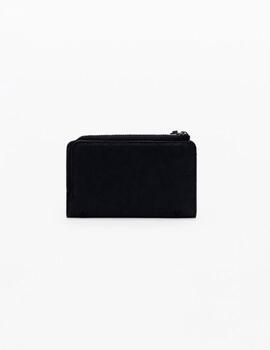 Monedero Desigual cenefas negro