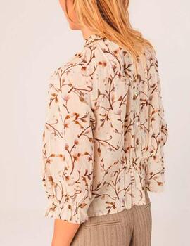 Blusa Indi&Cold estampada beige