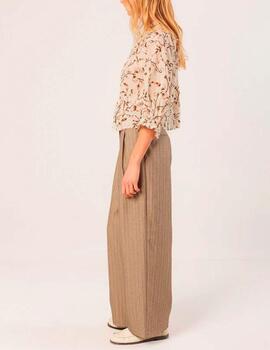 Blusa Indi&Cold estampada beige