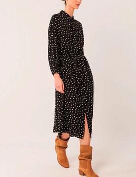 Vestido Indi&Cold topitos negro