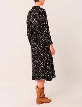 Vestido Indi&Cold topitos negro