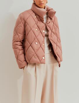 Chaqueta Lion of Porches acolchado rosa