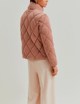 Chaqueta Lion of Porches acolchado rosa