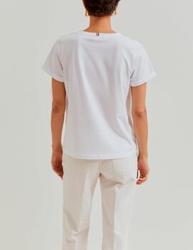 Camiseta Lion of Porches bordado blanco