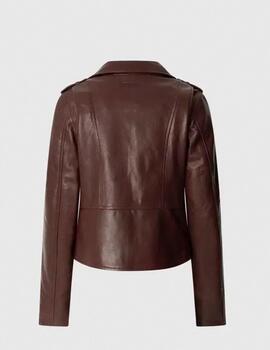 Chaqueta Pepe Jeans piel granate