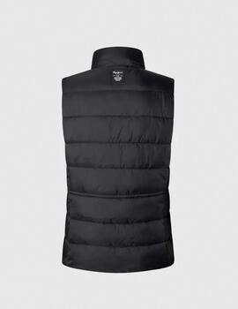 Chaleco Pepe Jeans acolchado negro