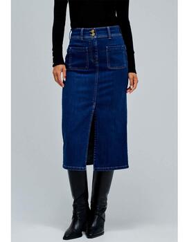 Falda Salsa denim azul