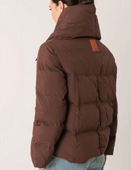 Chaqueta Indi&Cold acolchada chocolate