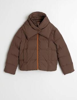 Chaqueta Indi&Cold acolchada chocolate