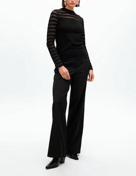 Jersey Lola Casademunt transparencias negro