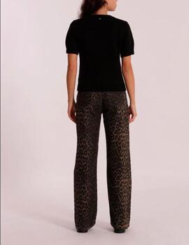 Pantalón vaquero Mimi Mua leopardo