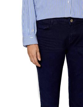 Pantalón vaquero Esprit bordados azul
