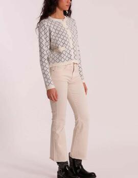Pantalón Mimi Mua cropped flare beige