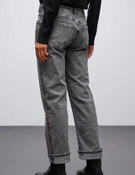 Pantalón vaquero Street One cinta gris