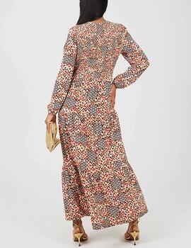 Vestido Brave Soul estampado