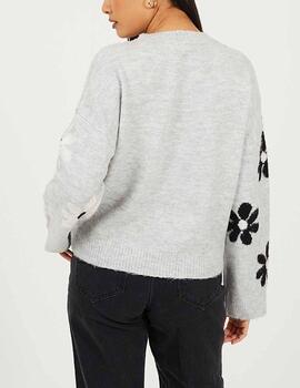 Jersey Brave Soul floral gris