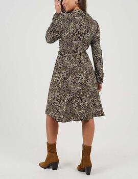 Vestido Brave Soul estampado lazo