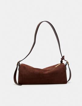 Bolso Lion of Porches rectangular marrón