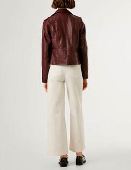 Chaqueta Pepe Jeans piel granate