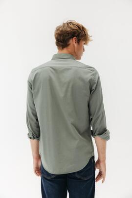 Camisa El Pulpo sarga tintada khaki