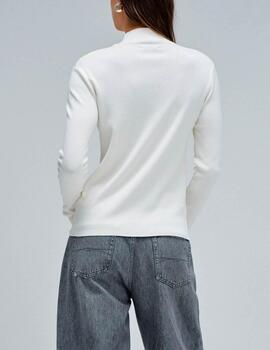 Jersey Salsa logo cristales blanco