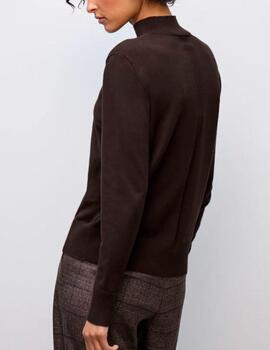 Jersey Street One cuello alto marrón