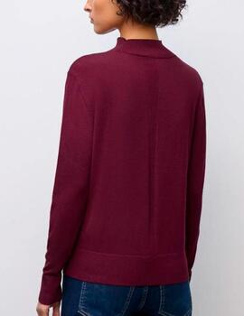 Jersey Street One cuello alto granate