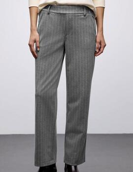 Pantalón Street One recto rayas gris