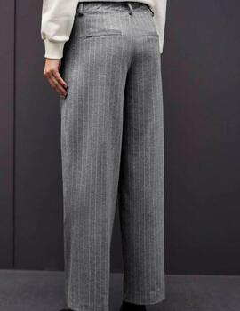 Pantalón Street One recto rayas gris