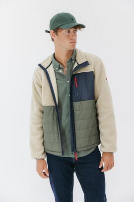 Chaqueta El Pulpo borreguillo combinada